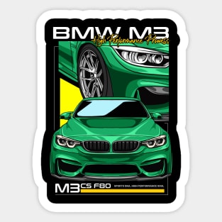 M3 F80 Fanatic Sticker